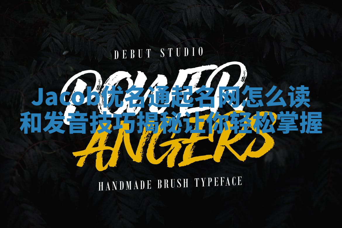 Jacob优名通起名网怎么读和发音技巧揭秘让你轻松掌握 Jacob优名通起名网怎么读和发音技巧揭秘让你轻松掌握