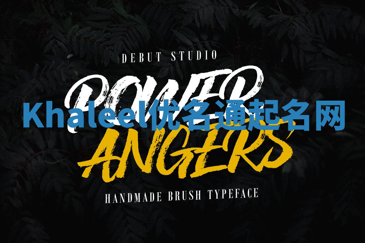 Khaleel优名通起名网