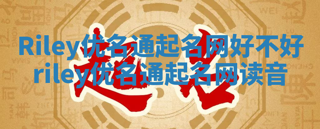 Riley优名通起名网好不好 riley优名通起名网读音