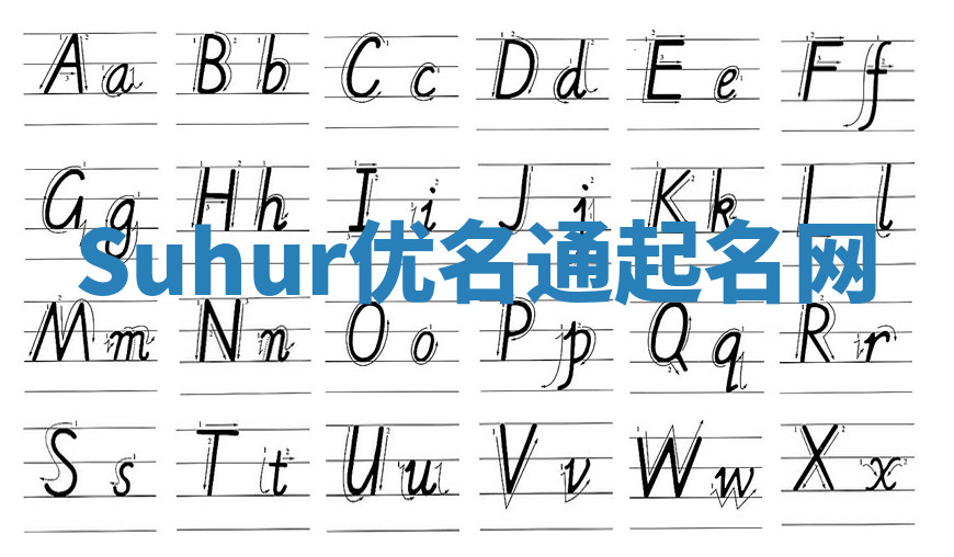 Suhur优名通起名网